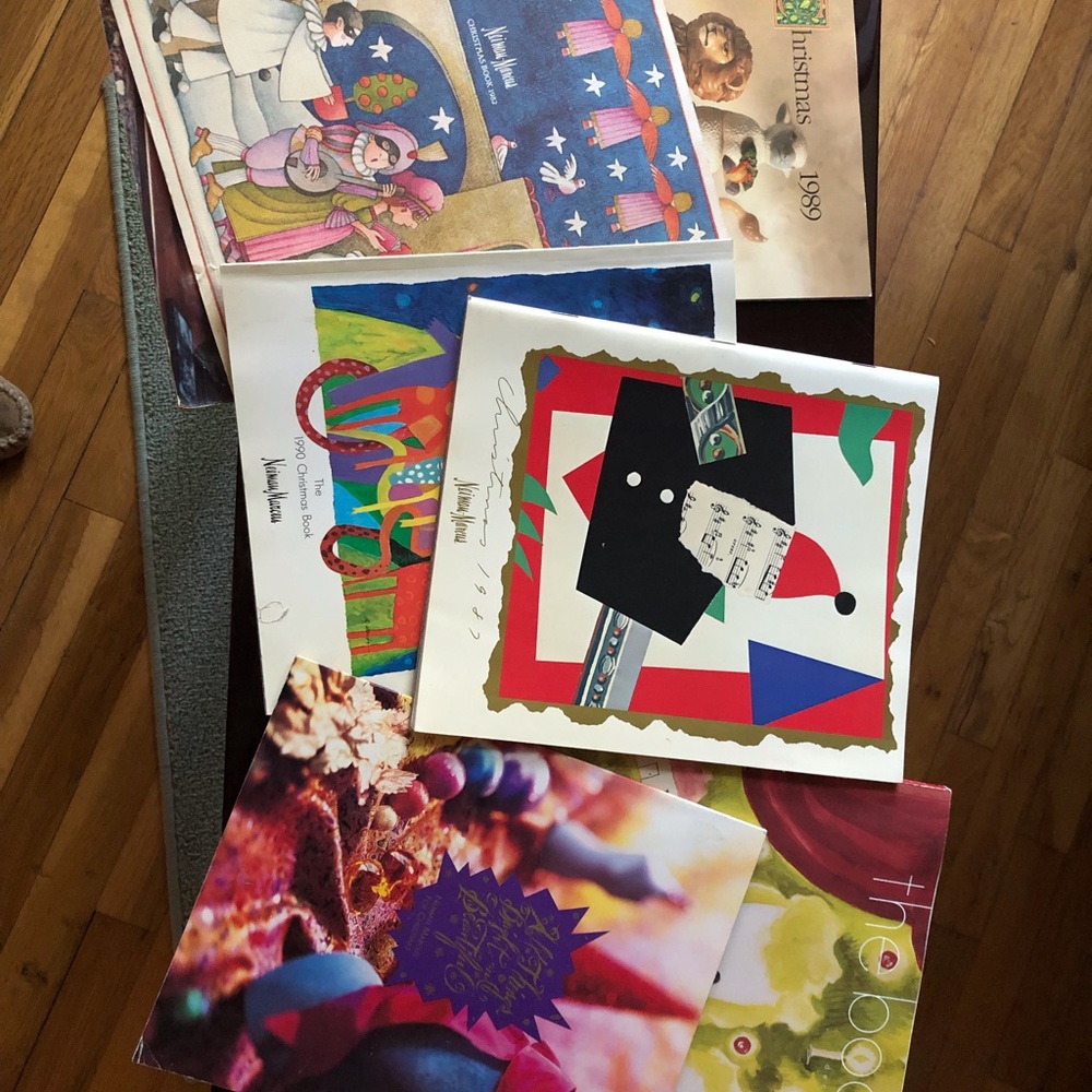 8 Vintage Holiday fashion catalogs